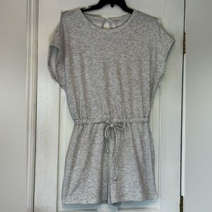 Wishlist Heather Gray Short Sleeve Romper